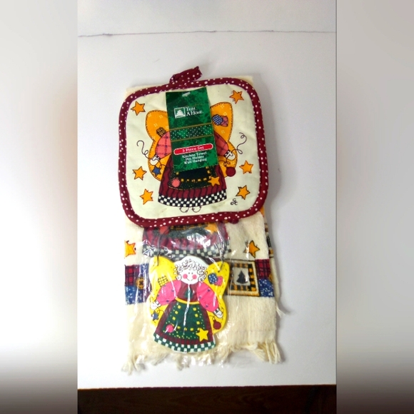 Trim A Home Kmart 3 Piece Set Kitchen Towels Never Opened - Picture 1 of 9